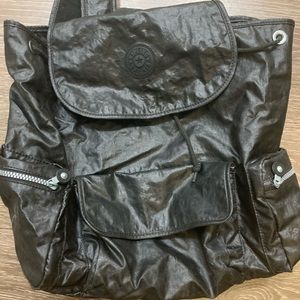 Kipling black (somewhat shiny) backpack